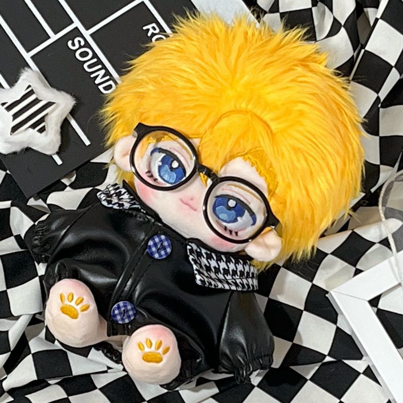 原创正品棉花娃娃贝贝20cm毛绒玩具公仔衣服套装儿童玩偶换装情侣 - 图0