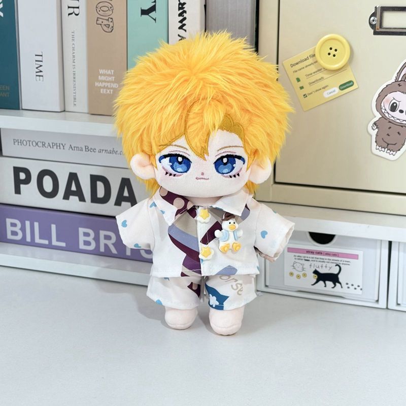 棉花娃娃10cm20cm40cm娃衣一番赏知晚印花睡衣换装超萌小宝娃衣服 - 图3