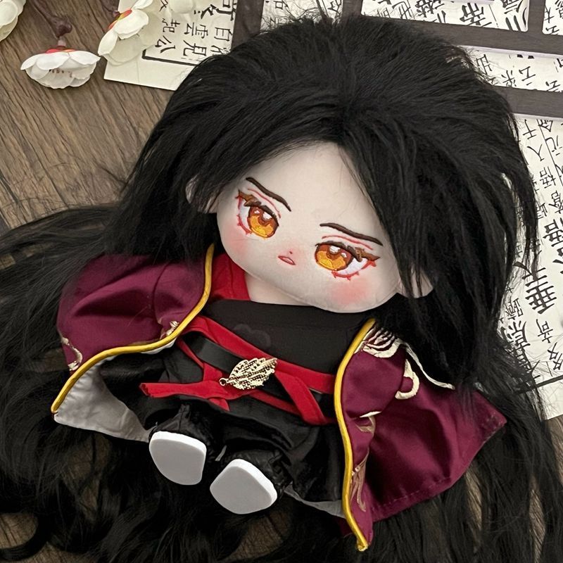 古风装棉花娃娃娃20cm娃衣手工婚纱带钻娃衣男娃公仔换装明星娃衣 - 图3