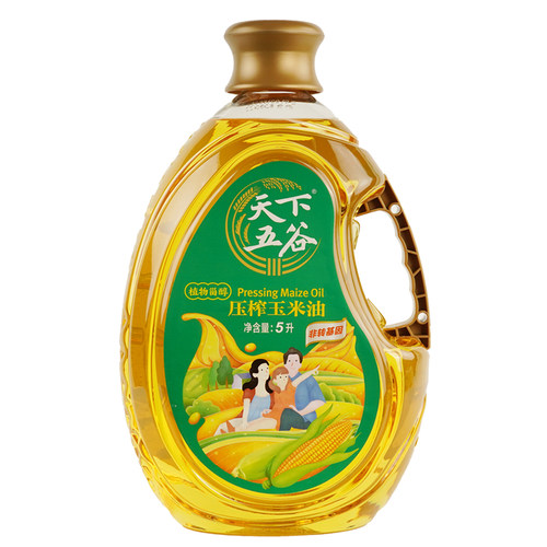 天下五谷植物甾醇压榨玉米胚芽油5L非转基因食用油家庭装 - 图3