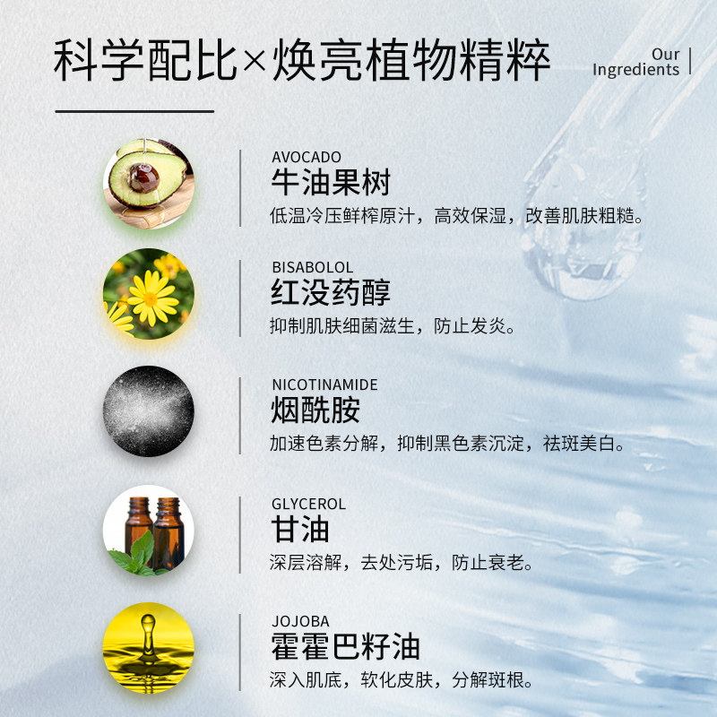 云南康恩贝植物正品美白去祛斑霜 枫丹白露化妆品乳液/面霜