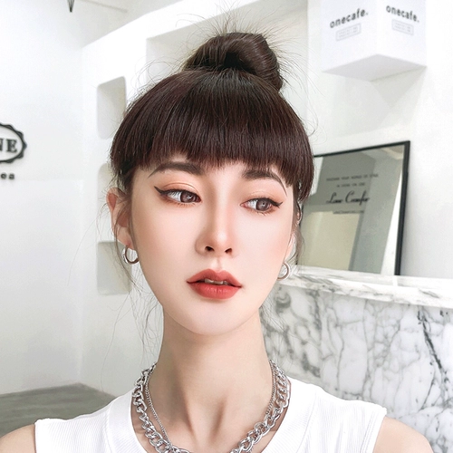 Челка, японский парик изготовленный из настоящих волос