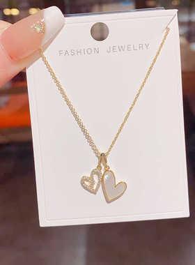 高级感韩式简约超闪轻奢颈链贝壳