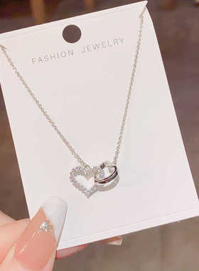 镂空简约轻奢精致设计感锁骨链