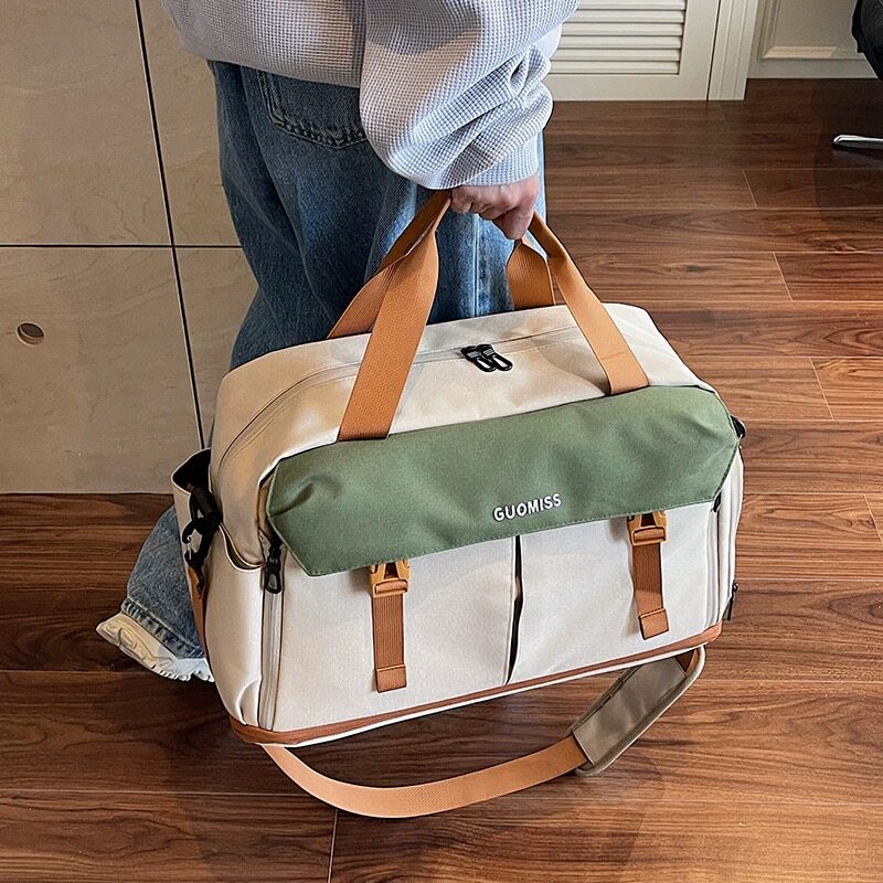 Manmingxue Chinese travel bag men's short-distance large-capacity lightweight waterproof business trip portable luggage bag sports fitness bag