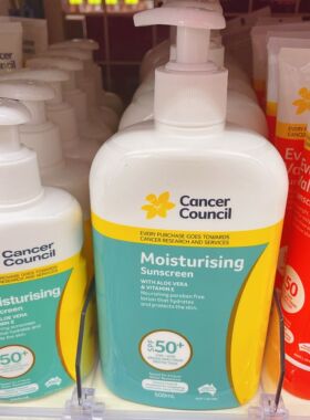 澳洲代购直邮Cancer Council国名防晒霜Moisturising保湿系列防水