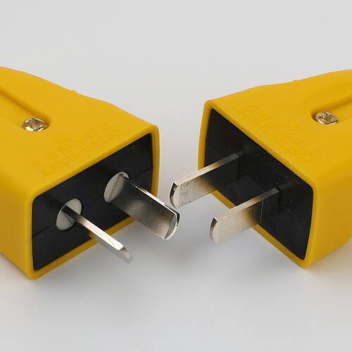 牛同款纯铜4000大功率加厚家用接线电源旋转16转10a防摔插头二脚 - 图3