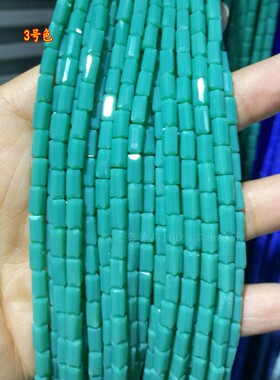 diy水晶长方形饰品编织散珠