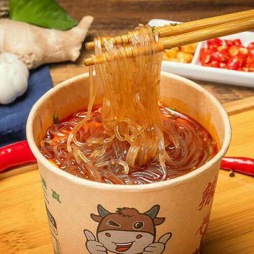 嗨吃家酸辣粉6桶装正宗重庆红薯粉丝网红海吃家方便速食泡面整箱 - 图2