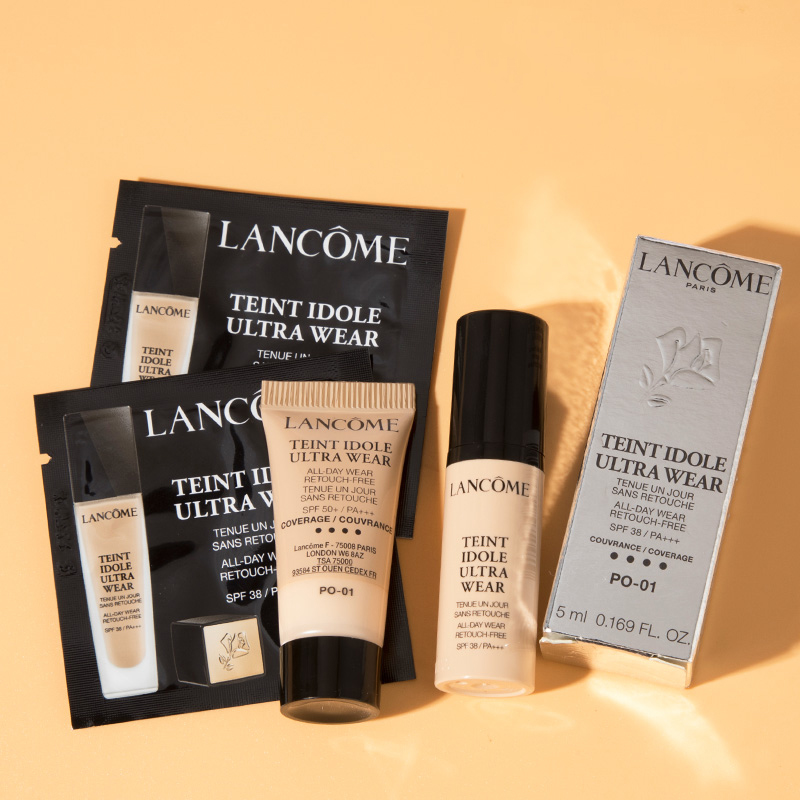 兰蔻持妆养肤粉底液小样po-01中小样110#控油遮瑕持久轻透5ml试用 - 图2