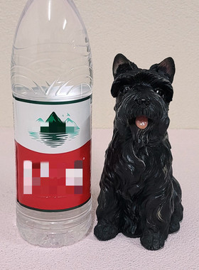 多拉乐树脂治愈系仿真狗小狗摆件