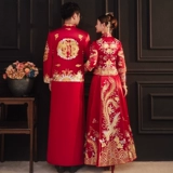 Традиционный свадебный наряд Сюхэ, свадебное платье, вечернее платье, коллекция 2021, большой размер, дракон и феникс