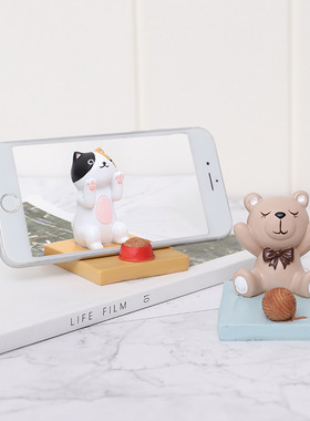 手机支架独角兽可爱风卡通动物