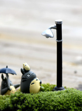 苔藓微景观宫崎骏龙猫素材摆件