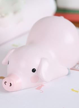 时尚风河马桌面装饰小动物摆件