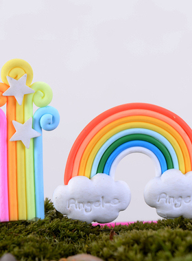 软陶龙猫苔藓微景观生态瓶特价