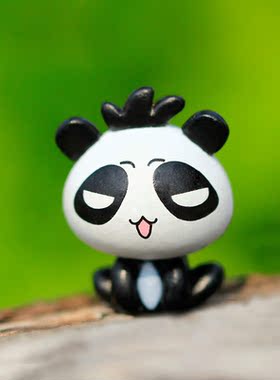 苔藓微景观大熊猫DIY组装小摆件