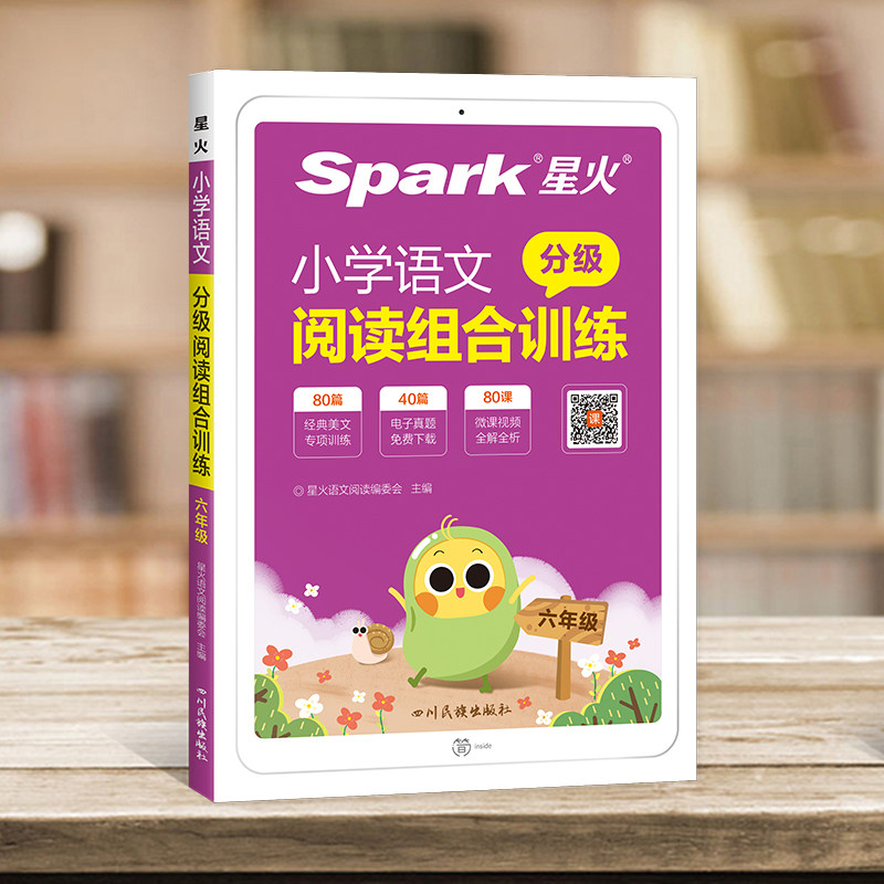 星火小学英语阅读训练100篇6六年级语文组合训练英语阅读理解英语语法知识大全单词汇总表上下册课外强化答题解题技巧基础知识大全