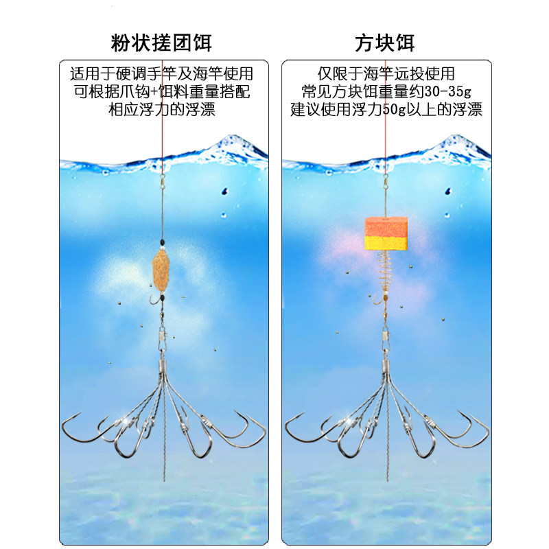 新型锚鱼钩五爪锚钩大全鲢鳙专用爆炸钩自动钓鱼神器三爪钩八爪钩_虎窝淘