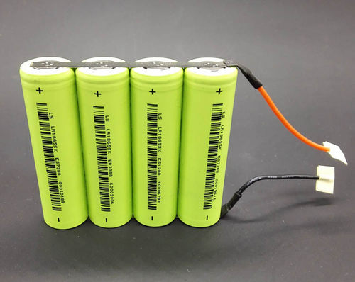 18650四节2600并联锂电池组3.7V10400mAh适用于充电宝唱戏机 - 图0