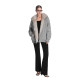 FDR official store mountain sculpture fur collar sweater jacket