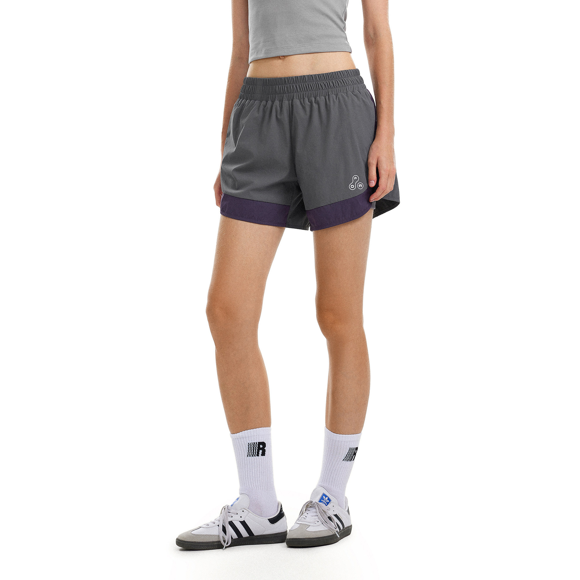 FDR官方店 凉感吸湿速干运动短裤女夏季撞色拼接排汗透气休闲裤子,淘宝优惠券,粉丝福利购,淘宝优惠卷