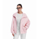FDR official store high-length collar air-layer sweatshirt jacket