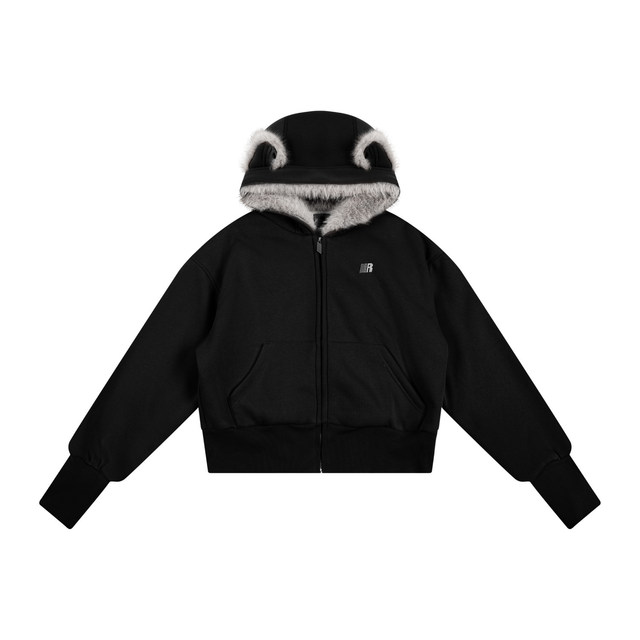 FDR official store mountain sculpture fur sweatshirt jacket