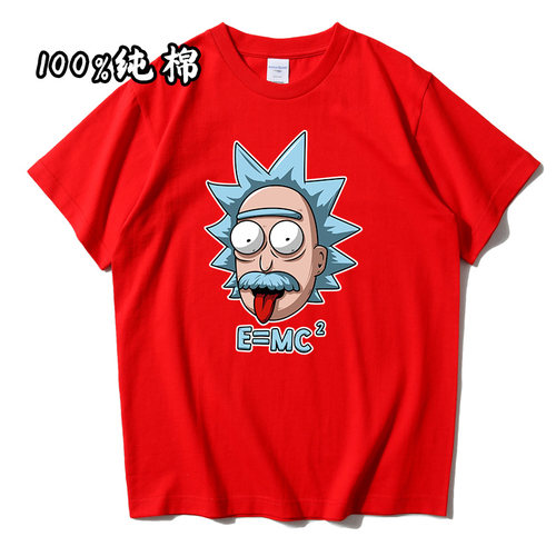 瑞克和莫蒂T恤美剧周边恶搞搞笑justrickit短袖纯棉rickandmorty-图2