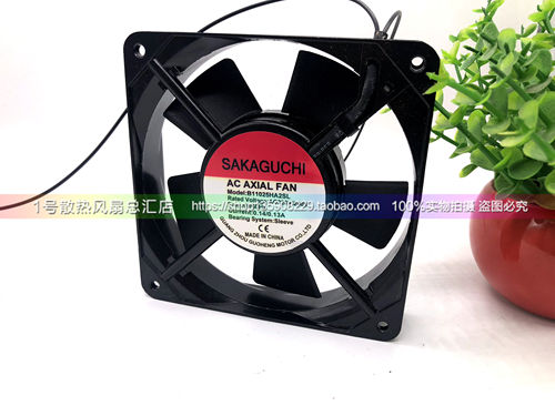 原装SAKAGUCHI B11025HA2SL 散热风扇金属机柜 220V 0.10/0.09A - 图2