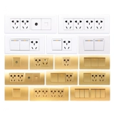 Zhengtai 118 Switch Spocket Panel Multi -функция, много -функция, мультипоры, пять -отверстие 120 Home использует модуль USB -модуля Dark Installation