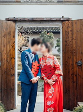 大型手拿囍字双喜字立体字拍摄婚纱拍照道具摆设婚礼婚宴背景布置