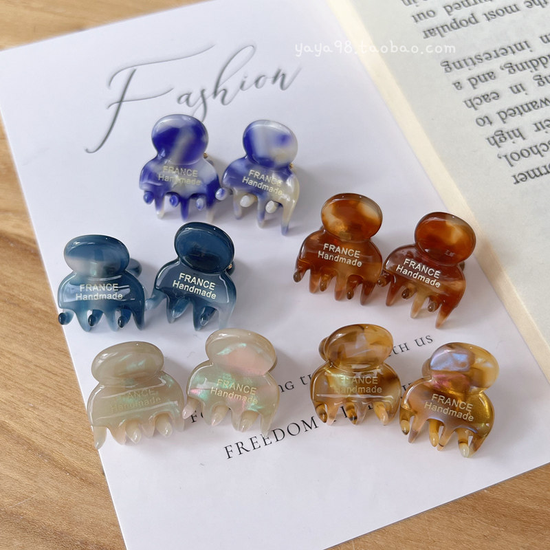 韩国博主FEVER同款~迷你小号头发抓夹FRANCE空气刘海碎发夹侧边夹,淘宝优惠券,粉丝福利购,淘宝优惠卷