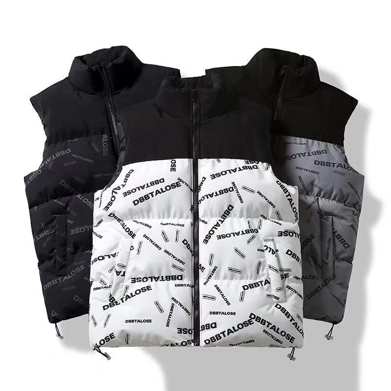 棉马甲男士春秋冬季2022新款工装羽绒棉背心加厚北方雪地坎肩潮牌,淘宝优惠券,粉丝福利购,淘宝优惠卷