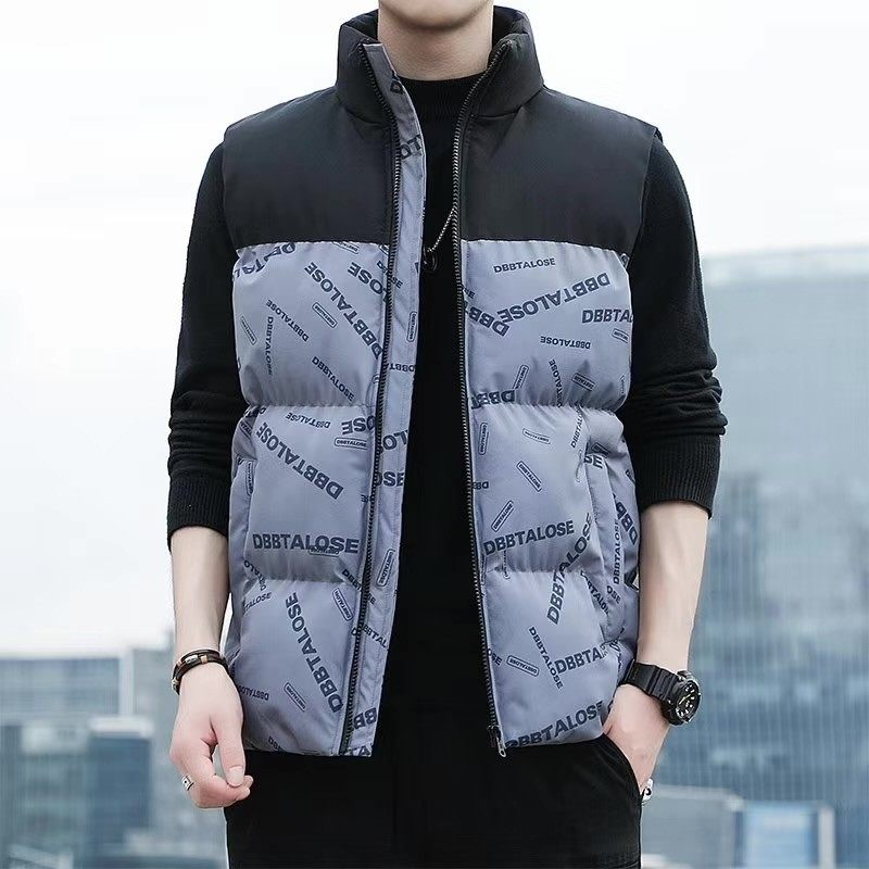 棉马甲男士春秋冬季2022新款工装羽绒棉背心加厚北方雪地坎肩潮牌,淘宝优惠券,粉丝福利购,淘宝优惠卷