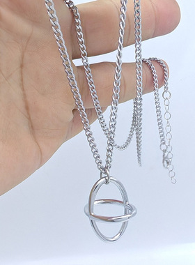 时光代理人周边项链刘枭同款cos几何吊坠卡通动漫小众配饰个性