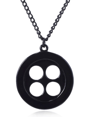 鬼妈妈周边胸针钥匙扣项链卡洛琳纽扣吊坠发卡挂件徽章礼物配饰品