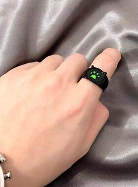 瓢虫少女周边戒指黑猫诺尔