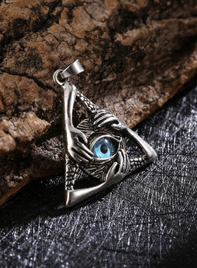 复古克苏鲁周边项链恶魔之眼