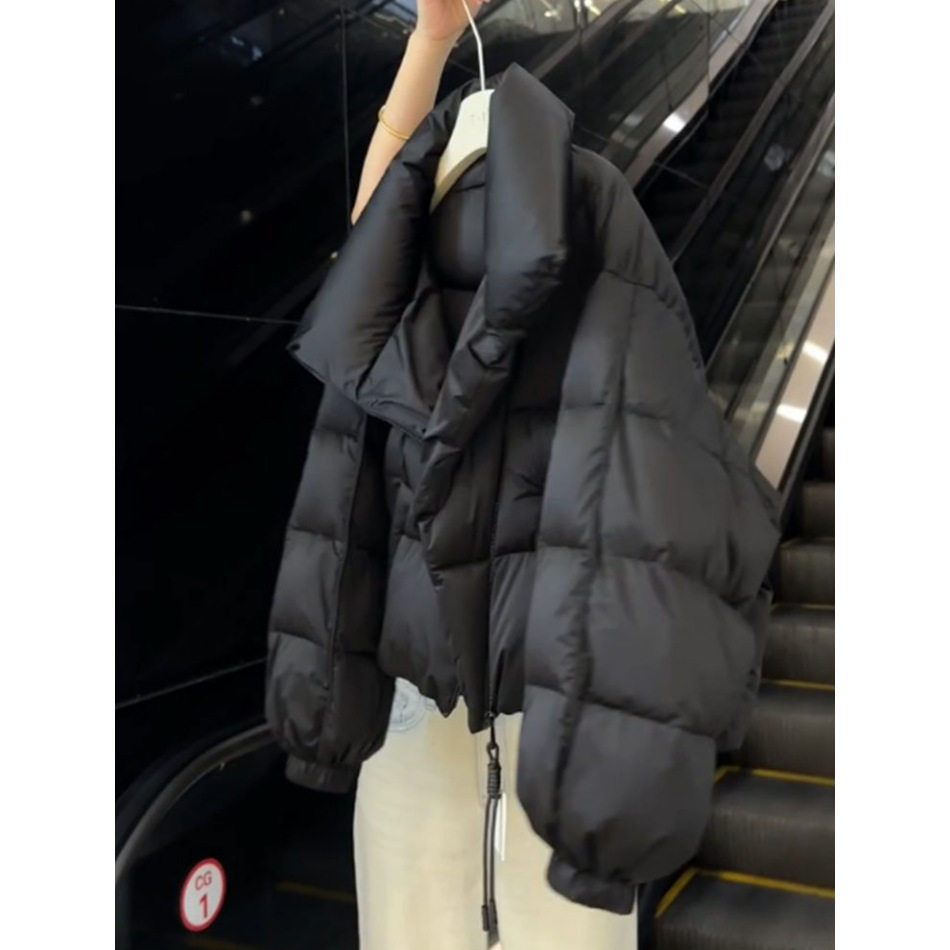 时尚加厚防寒黑色棉服女冬季新款通勤休闲小个子短款面包服外套,淘宝优惠券,粉丝福利购,淘宝优惠卷