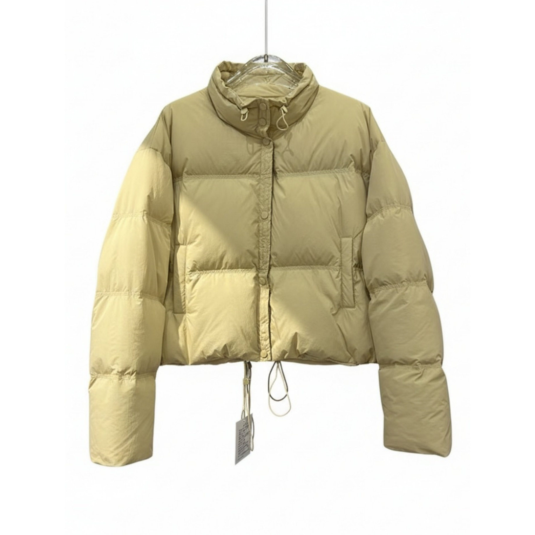 2026年超火黄色短款棉服女冬小个子韩系独特超好看外套棉袄面包服,淘宝优惠券,粉丝福利购,淘宝优惠卷