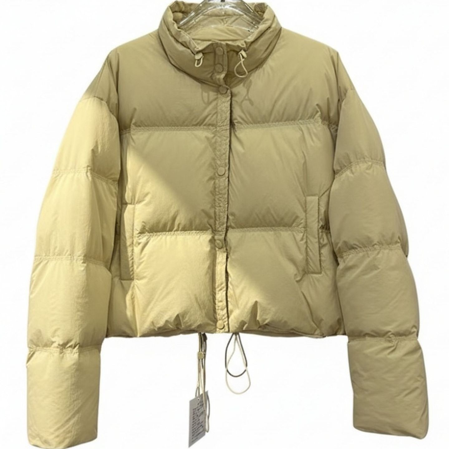 2026年超火黄色短款棉服女冬小个子韩系独特超好看外套棉袄面包服,淘宝优惠券,粉丝福利购,淘宝优惠卷