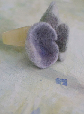 KUN手工作家夸张戒指艺术风格