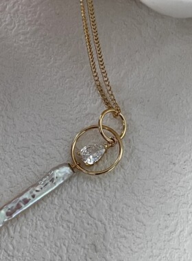 美国注金轻奢高级感小众项链