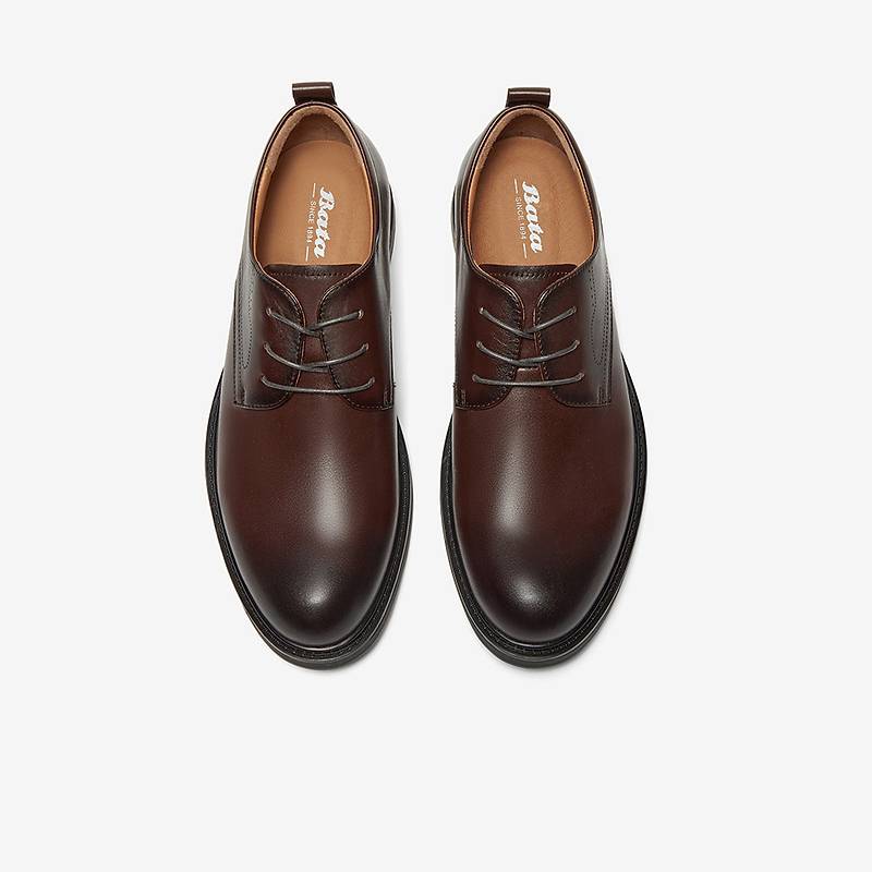 专柜正品拔佳2025春款男鞋牛皮英伦商务通勤德比正装皮鞋91B01AM5 - 图1
