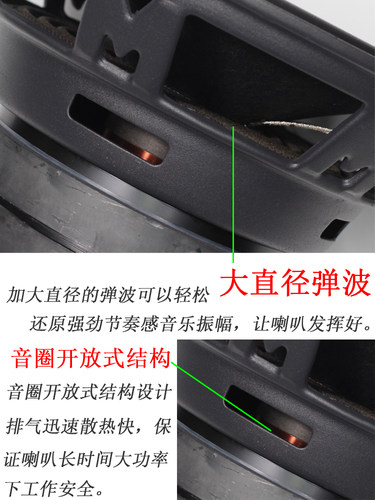 舞台音响音箱专业10寸低音喇叭十寸中低音大功率ktv专用扬声器 - 图1