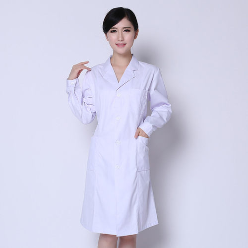 南丁格尔男女白大褂医生服长袖加厚护士服卫校实验服药店服工作服 - 图2