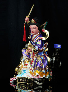九天玄女神像家用佛堂摆件供奉