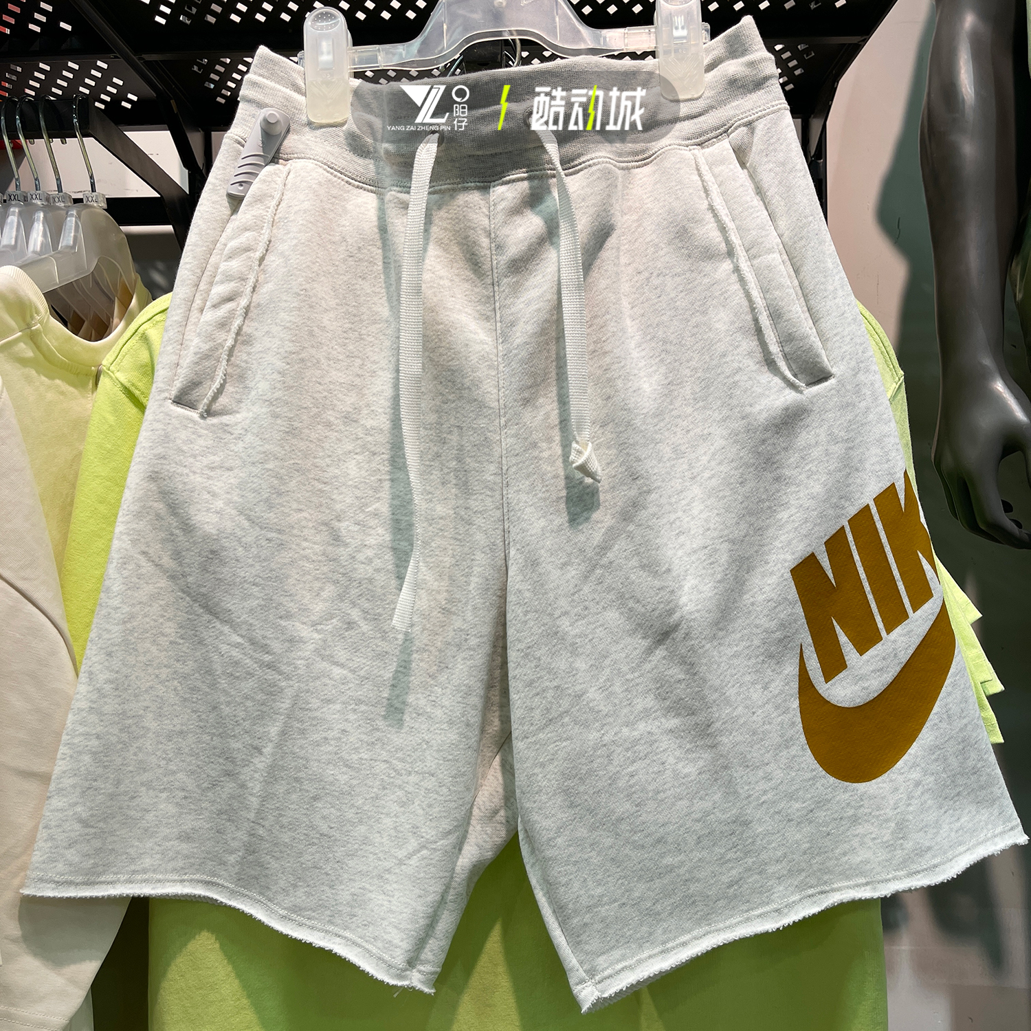 正品耐克NIKE短裤男子运动休闲宽松透气五分裤AR2376-142-010-064