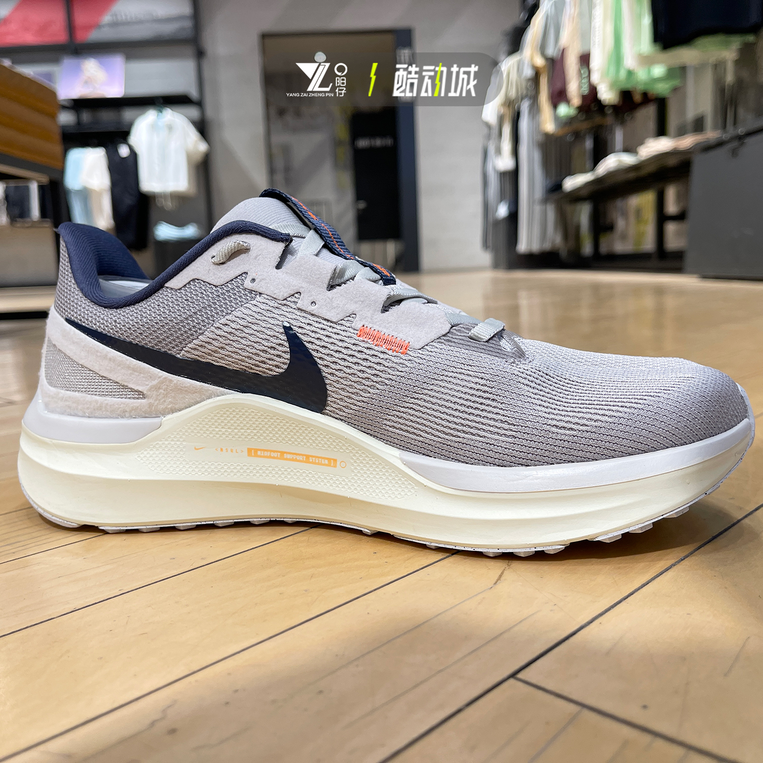 NIKE耐克AIR ZOOM STRUCTURE 25男休闲耐磨运动跑步鞋 DJ7883-009 - 图0